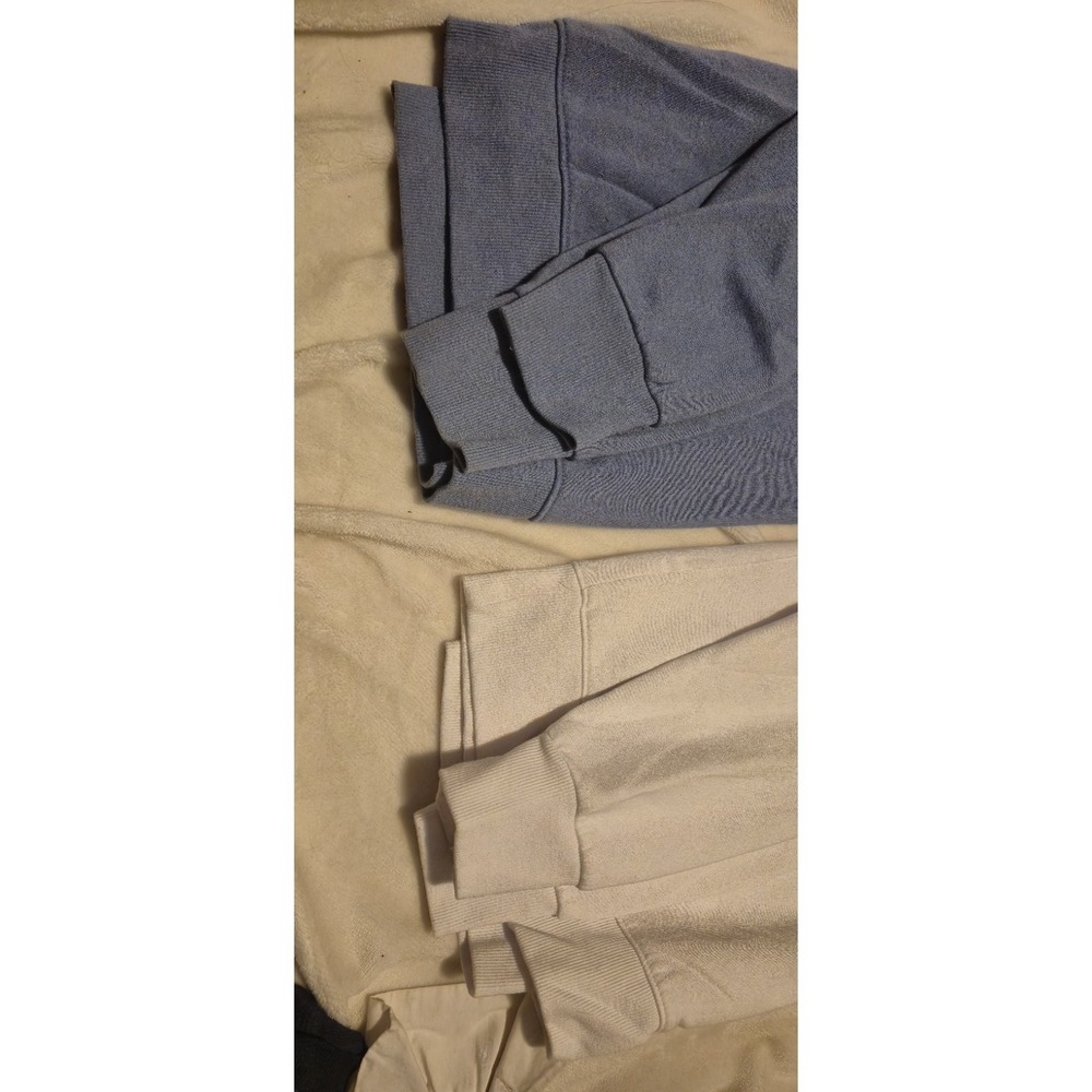 Lot of 2 Youth Athletic‎ Works Crewneck Sweatshirts Blue White L 12-14